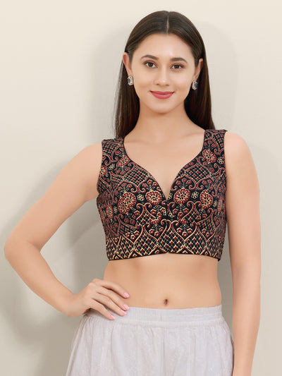 Cotton High Neck Blouse