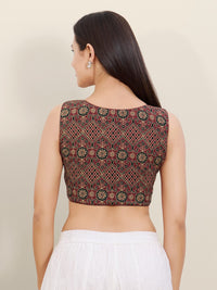 Cotton High Neck Blouse
