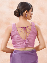Brocade Pleated Festive Blouse