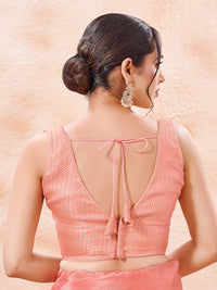 Brocade Pleated Festive Blouse