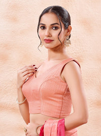 Brocade Pleated Festive Blouse
