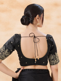 Zari Embroidered Sleeves Festive Blouse