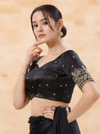Zari Embroidered Sleeves Festive Blouse