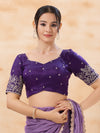 Zari Embroidered Sleeves Festive Blouse
