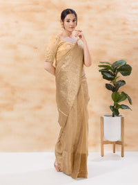 Zari Embroidered Sleeves Festive Blouse