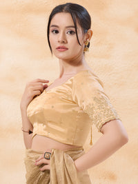 Zari Embroidered Sleeves Festive Blouse