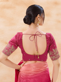 Zari Embroidered Sleeves Festive Blouse