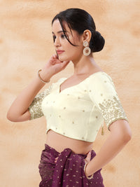 Zari Embroidered Sleeves Festive Blouse