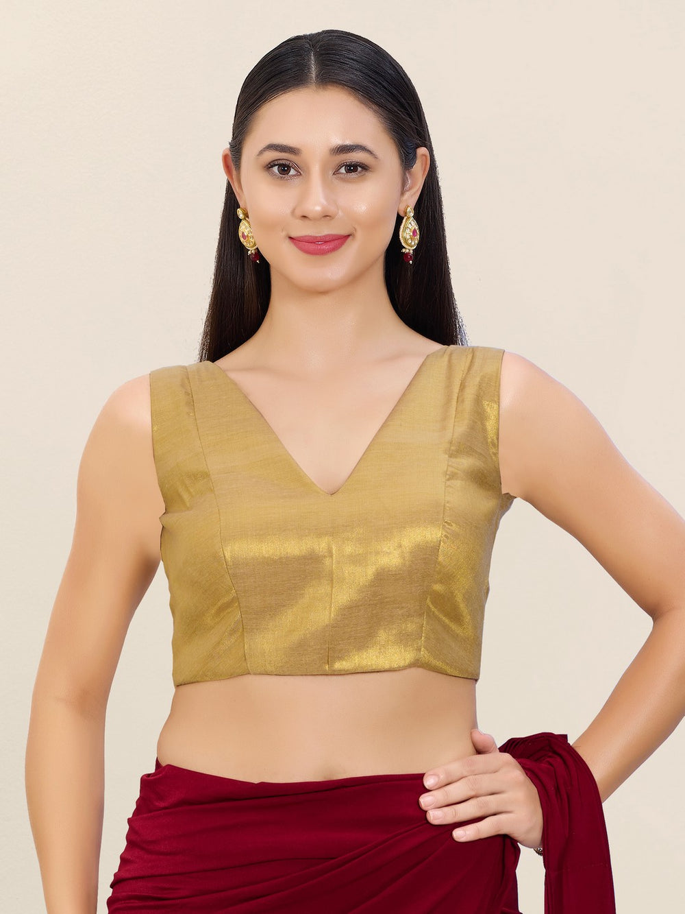 Sleeveless Shimmer Blouse
