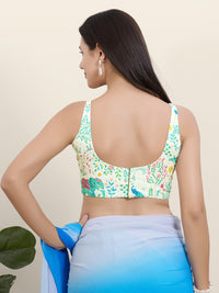 Elephant Printed Sleveless Blouse