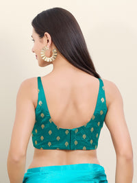 Sleveless Round Butti Blouse