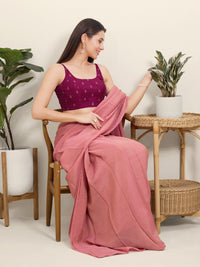 Sleveless Round Butti Blouse