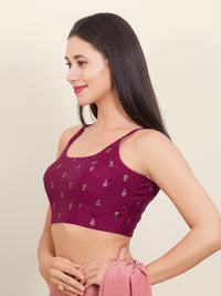 Sleveless Round Butti Blouse