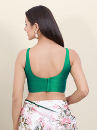 Sleeveless Round 2 Tone Blouse