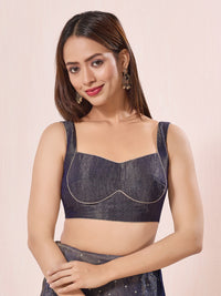 Crush Tissue Katori Cut Blouse