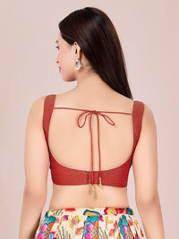 Crush Tissue Katori Cut Blouse