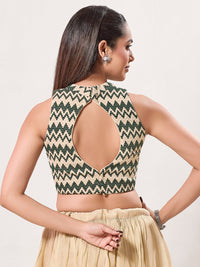 Crocheo Zigzag Collar Blouse