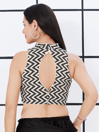 Crocheo Zigzag Collar Blouse