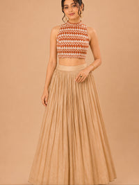Crocheo Zigzag Collar Blouse