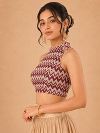 Crocheo Zigzag Collar Blouse