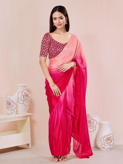 Vamas Bandhani Brocade Elbow Sleeves Blouse