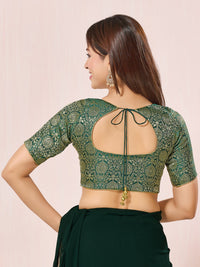 Vamas Kinkhab Brocade Front Open Blouse