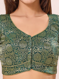 Vamas Kinkhab Brocade Front Open Blouse
