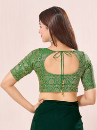 Vamas Kinkhab Brocade Front Open Blouse