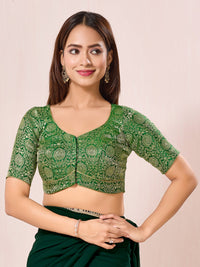 Vamas Kinkhab Brocade Front Open Blouse