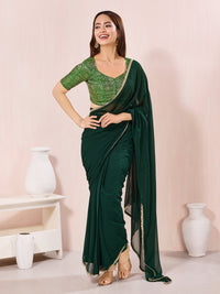Vamas Kinkhab Brocade Front Open Blouse