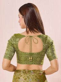 Vamas Kinkhab Brocade Front Open Blouse