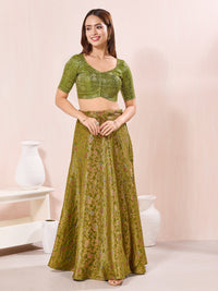Vamas Kinkhab Brocade Front Open Blouse