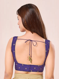 Checks Butti Festive Square Neck Blouse