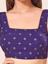 Checks Butti Festive Square Neck Blouse