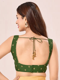 Checks Butti Festive Square Neck Blouse