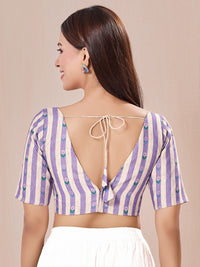 Summer Printed V Neck Blouse