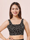 Vamas Navratri Special Cotton Bandhani Printed Round Neck Blouse