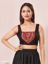 Vamas Navratri Special Square Neck Sleeveless Blouse