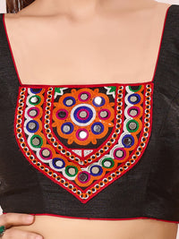 Vamas Navratri Special Square Neck Sleeveless Blouse