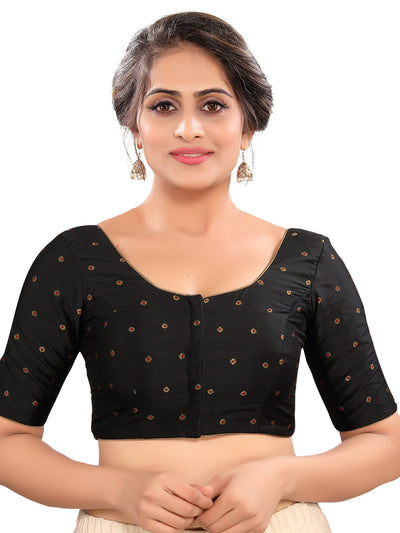 Vamas Mina Butti Silk Round Neck Blouse