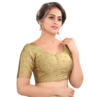 Vamas Mina Butti Silk Round Neck Blouse