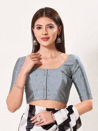 Vamas Mina Butti Silk Round Neck Blouse