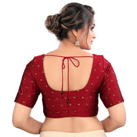 Vamas Mina Butti Silk Round Neck Blouse