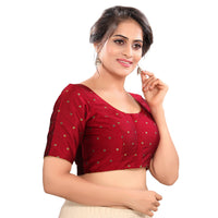 Vamas Mina Butti Silk Round Neck Blouse
