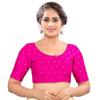 Vamas Mina Butti Silk Round Neck Blouse